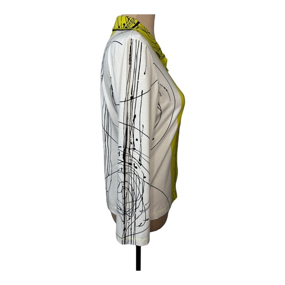 Walking Art Retro Color Block Zip Front Jacket, Size L - Picture 2 of 7